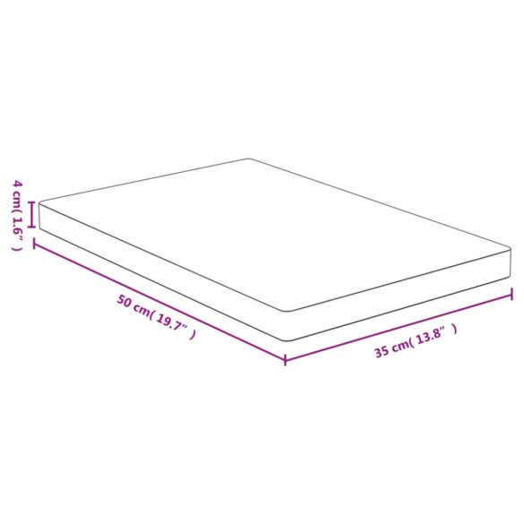 bambusz vágódeszka 35x50x4 cm