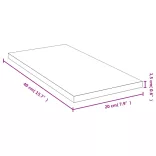 bambusz fali polc 40x20x1,5 cm