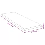 bambusz fali polc 60x20x1,5 cm