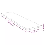 bambusz fali polc 80x20x1,5 cm