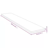bambusz fali polc 100x20x1,5 cm