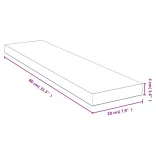 bambusz fali polc 80x20x4 cm
