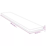 bambusz fali polc 100x20x4 cm