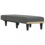 sötétszürke szövet dívány