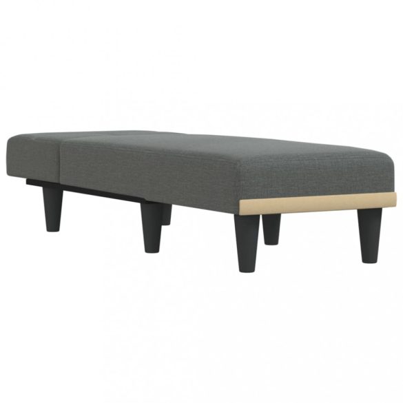 sötétszürke szövet dívány