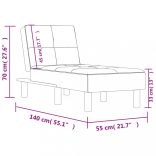 krémszínű műbőr dívány