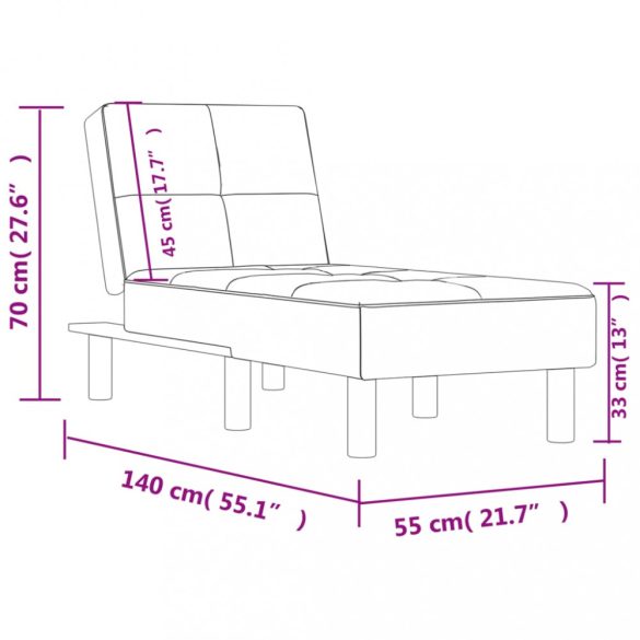 krémszínű műbőr dívány