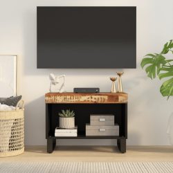 tömör újrahasznosított fa TV-szekrény 60 x 33 x 43,5 cm