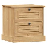 VIGO tömör fenyőfa éjjeliszekrény 42x35x42 cm