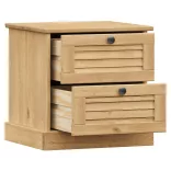 VIGO tömör fenyőfa éjjeliszekrény 42x35x42 cm