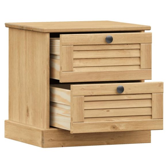 VIGO tömör fenyőfa éjjeliszekrény 42x35x42 cm