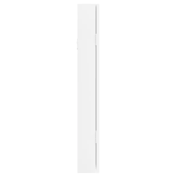 fehér falra szerelhető tükrös ékszerszekrény 30x8,5x67 cm