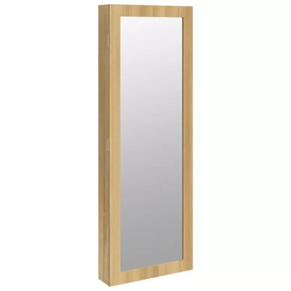 falra szerelhető tükrös ékszerszekrény 37,5x10x106 cm