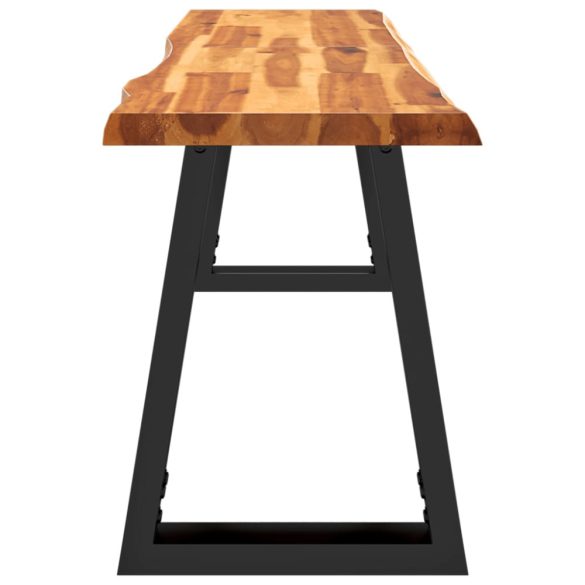 tömör akácfa pad természetes éllel 140 cm