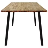 tömör akácfa kerti étkezőasztal 150 x 90 x 75 cm