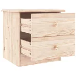 ALTA tömör fenyőfa éjjeliszekrény 41 x 35 x 41 cm