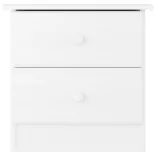 ALTA fehér tömör fenyőfa éjjeliszekrény 41x35x41 cm