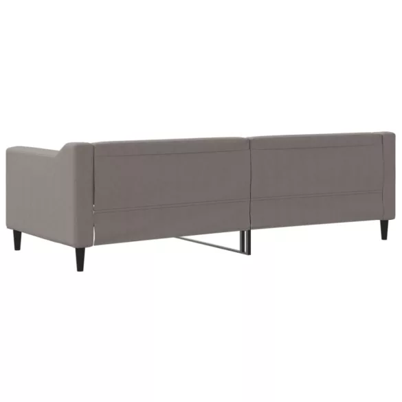 tópszínű szövet kanapéágy 80 x 200 cm