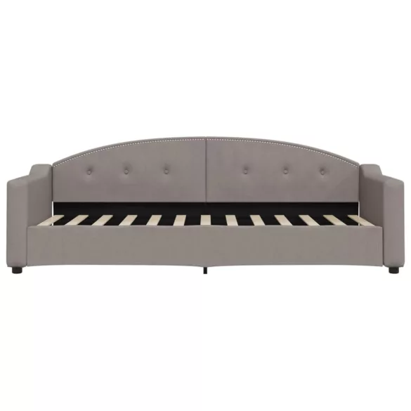 tópszínű szövet kanapéágy 80 x 200 cm