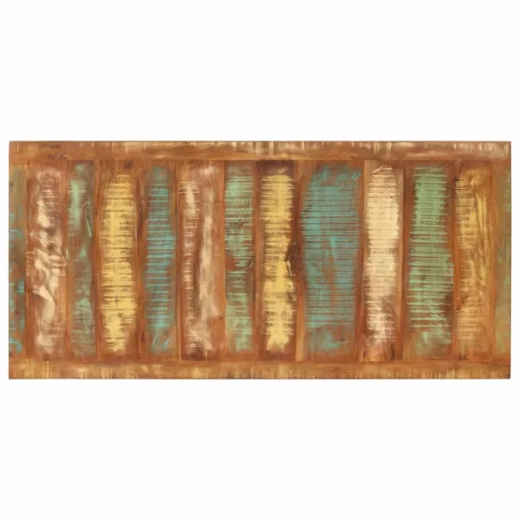 tömör újrahasznosított fa étkezőasztal 110 x 52 x 76 cm