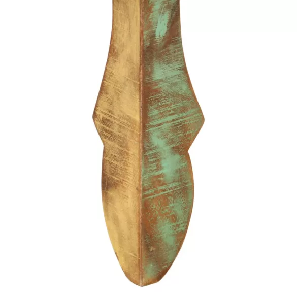 tömör újrahasznosított fa étkezőasztal 110 x 52 x 76 cm