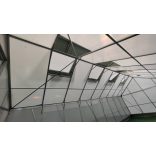 Economy üveghéz/polikarbonát melegház - 13,75 m² - alapzattal - GH012