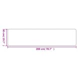 antracitszürke szizálhatású futószőnyeg 50 x 200 cm