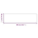 antracitszürke szizálhatású futószőnyeg 80 x 300 cm