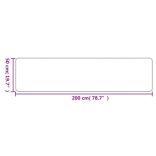 homokszínű szizálhatású futószőnyeg 50 x 200 cm