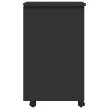 MOSS szürke tömör fenyőfa görgős szekrény fiókokkal