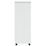 MOSS fehér tömör fenyőfa görgős szekrény fiókokkal