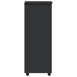 MOSS szürke tömör fenyőfa görgős szekrény fiókokkal