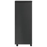 MOSS szürke tömör fenyőfa görgős szekrény fiókokkal