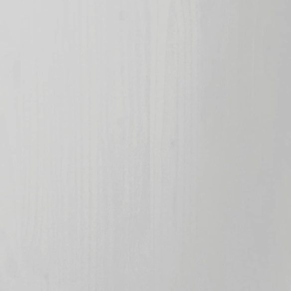 MOSS fehér tömör fenyőfa görgős szekrény fiókokkal