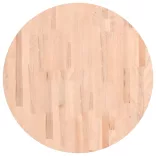 tömör bükkfa kerek asztallap Ø70 x 2,5 cm