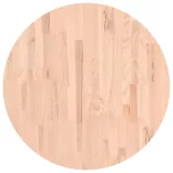 tömör bükkfa kerek asztallap Ø70 x 4 cm