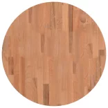 tömör bükkfa kerek asztallap Ø60 x 2,5 cm