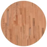 tömör bükkfa kerek asztallap Ø70 x 2,5 cm