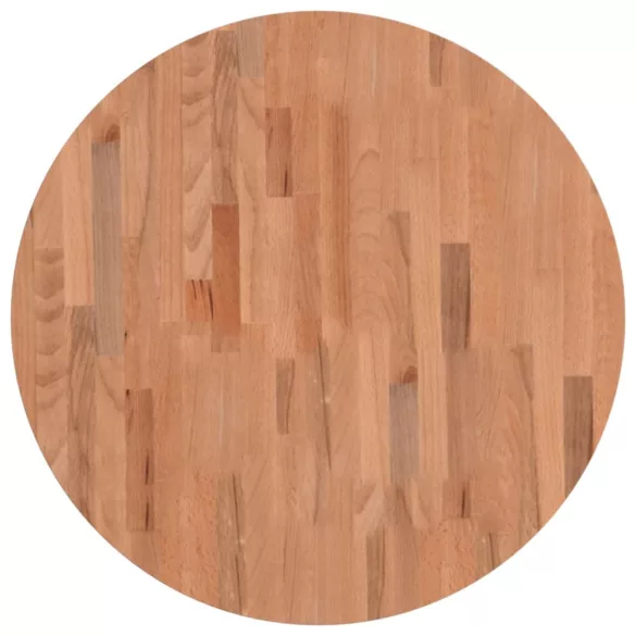 tömör bükkfa kerek asztallap Ø70 x 2,5 cm