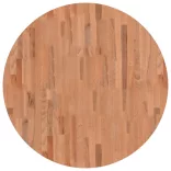 tömör bükkfa kerek asztallap Ø90 x 2,5 cm