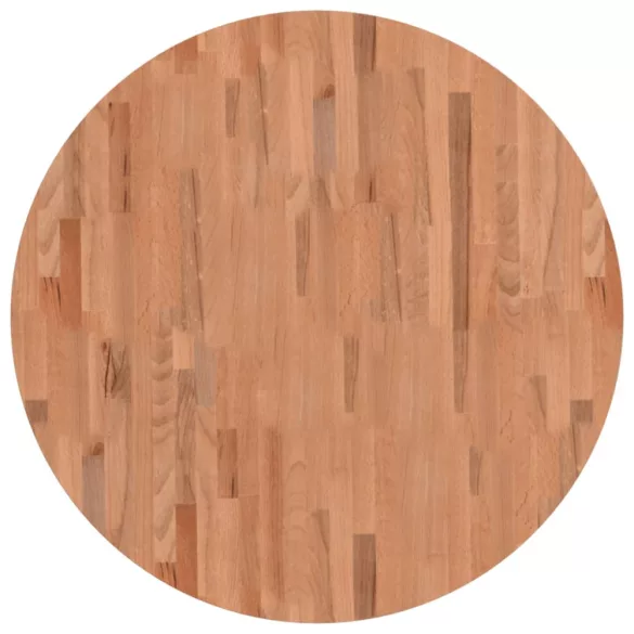 tömör bükkfa kerek asztallap Ø90 x 2,5 cm
