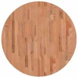 tömör bükkfa kerek asztallap Ø80 x 4 cm