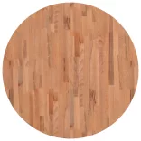 tömör bükkfa kerek asztallap Ø90 x 4 cm