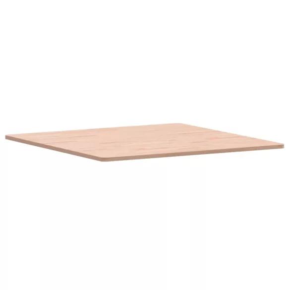 tömör bükkfa négyzet alakú asztallap 80 x 80 x 1,5 cm
