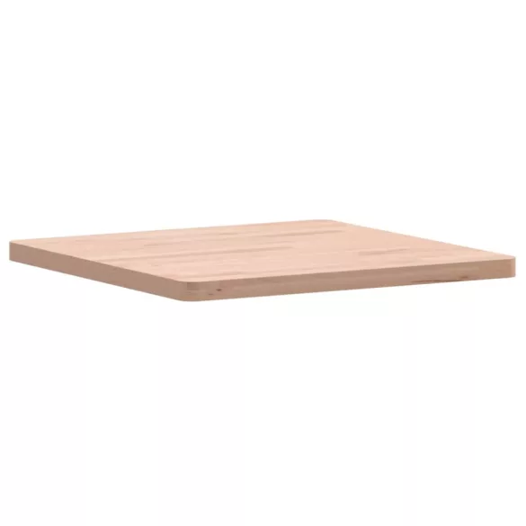 tömör bükkfa négyzet alakú asztallap 50 x 50 x 2,5 cm