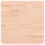 tömör bükkfa négyzet alakú asztallap 50 x 50 x 4 cm