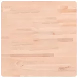 tömör bükkfa négyzet alakú asztallap 60 x 60 x 4 cm