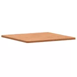 tömör bükkfa négyzet alakú asztallap 50 x 50 x 1,5 cm