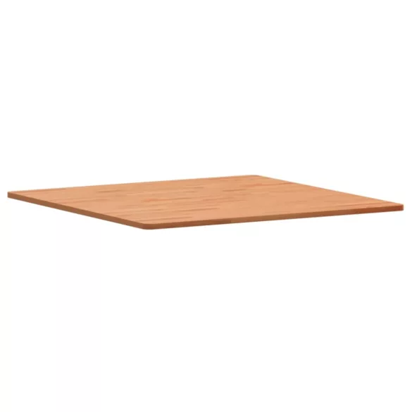 tömör bükkfa négyzet alakú asztallap 80 x 80 x 1,5 cm