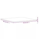 tömör bükkfa négyzet alakú asztallap 90 x 90 x 1,5 cm